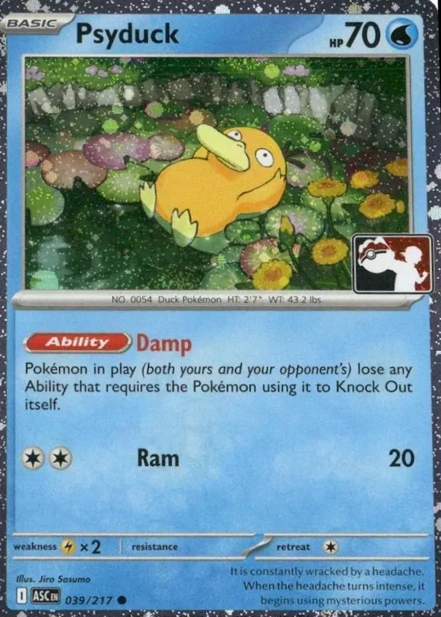 Ascended Heroes Psyduck [Prize-Pack-Cosmo-Holo] Pokémon card
